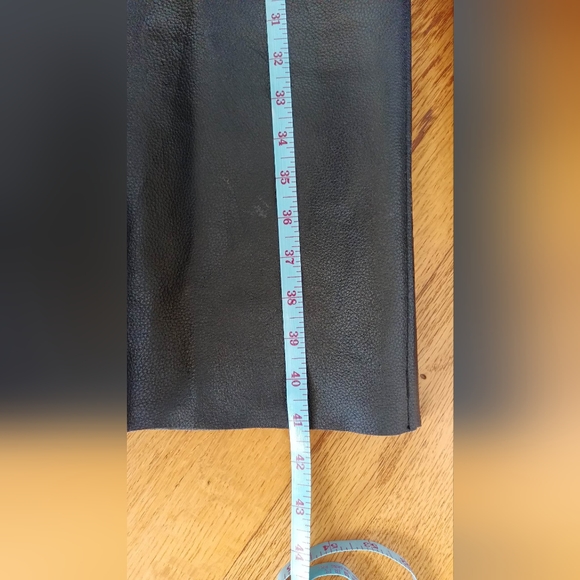 Leather motorcycle chaps - Picture 2 of 7